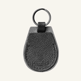 Graphite Leather AirTag Holder