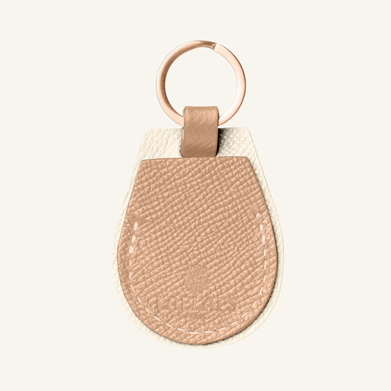 Powder Leather AirTag Holder