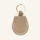 Taupe Leather AirTag Holder