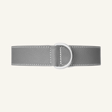 Grey Leather Collar