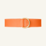 Orange Leather Collar