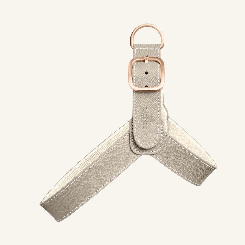 Light Grey Leather Harness