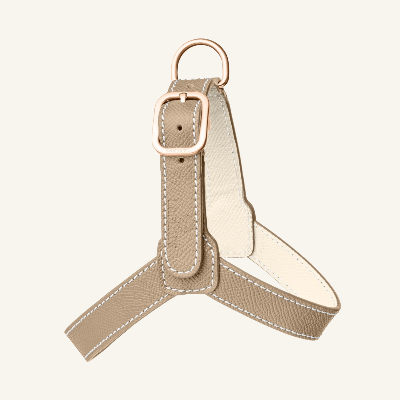 Taupe Leather Harness