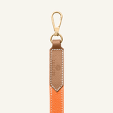 Orange Leather Leash