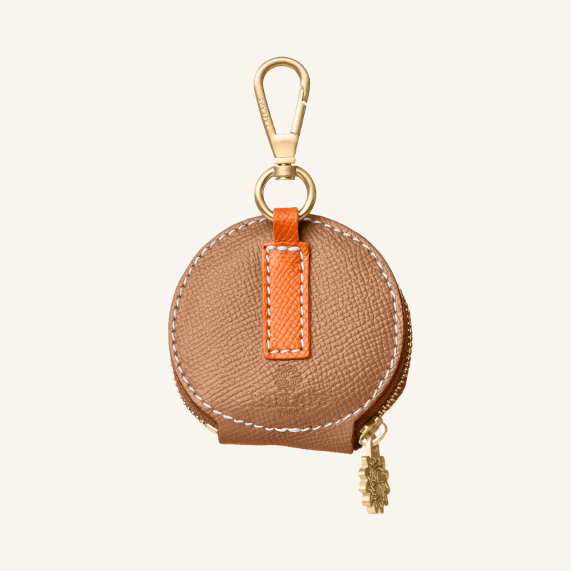 Camel Leather Treat Bag