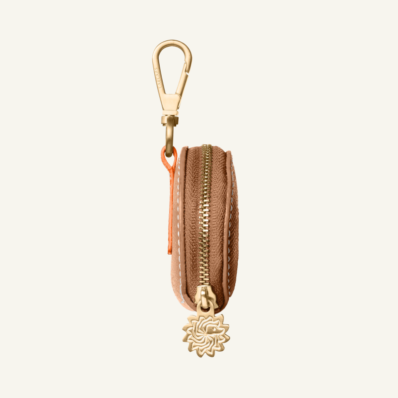 Camel Leather Treat Bag