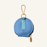 Blue Leather Treat Bag