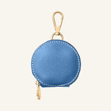 Blue Leather Treat Bag