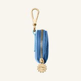 Blue Leather Treat Bag