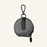 Graphite Leather Treat Bag