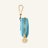 Light Blue Leather Treat Bag