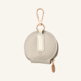 Light Grey Leather Treat Bag