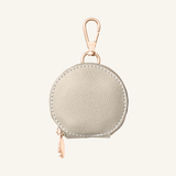 Light Grey Leather Treat Bag