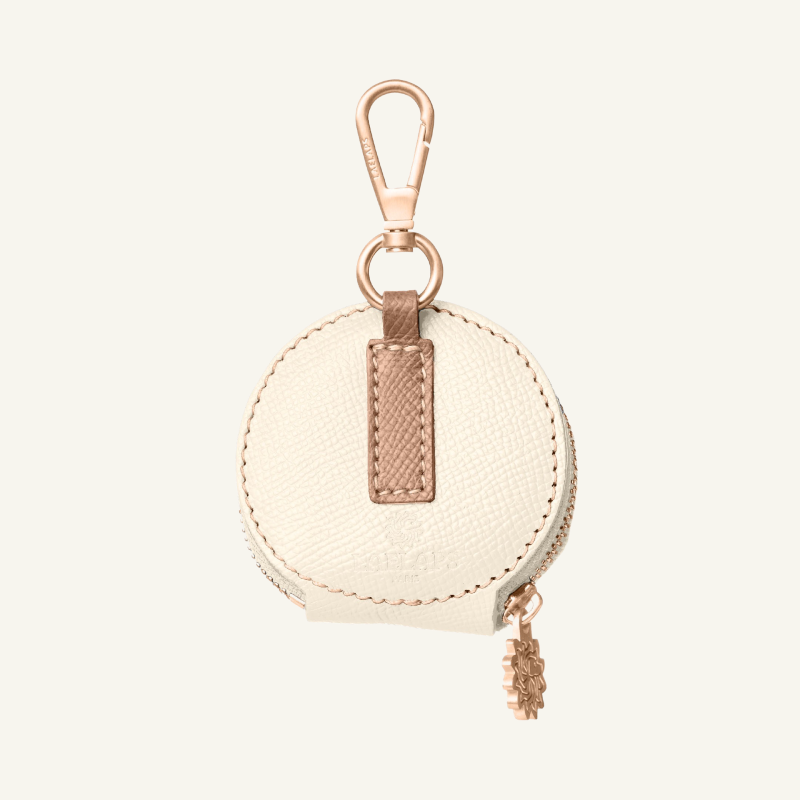 Off White Leather Treat Bag