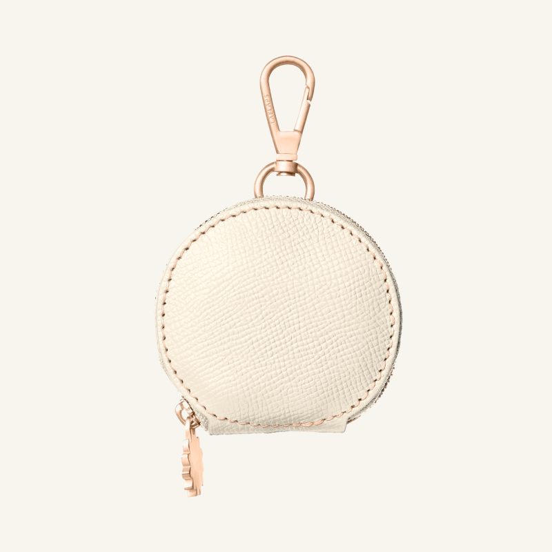 Off White Leather Treat Bag