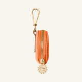 Orange Leather Treat Bag
