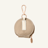 Taupe Leather Treat Bag