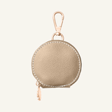 Taupe Leather Treat Bag