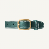 Green Leather Collar