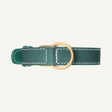 Green Leather Collar