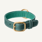 Green Leather Collar