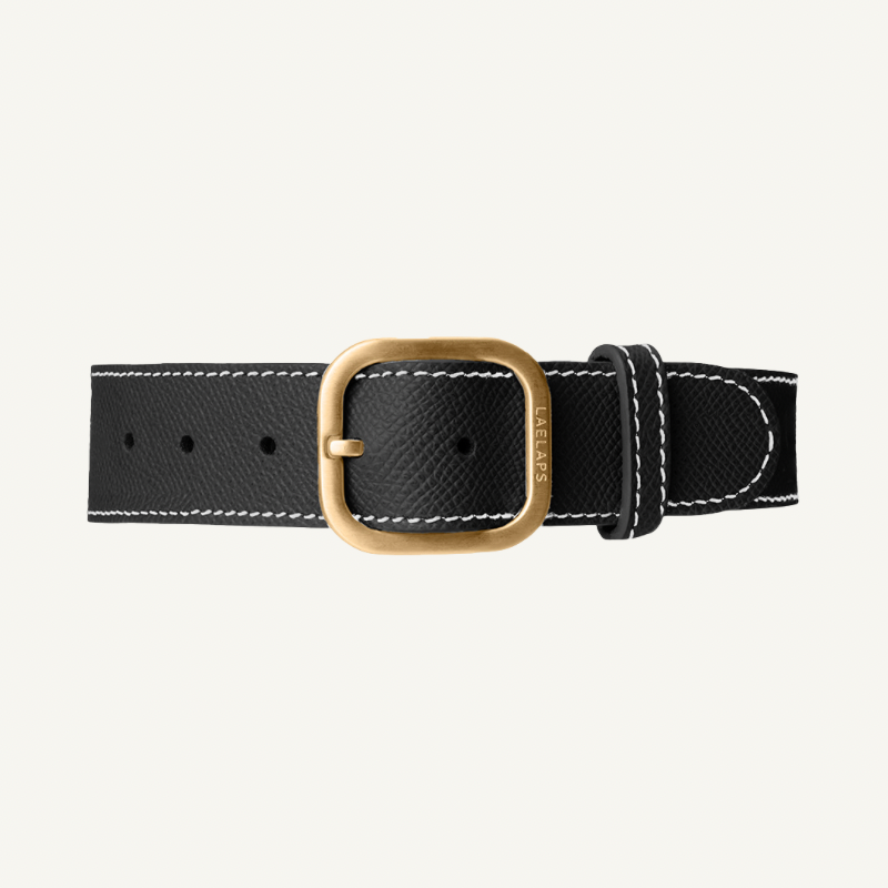 Black Leather Collar