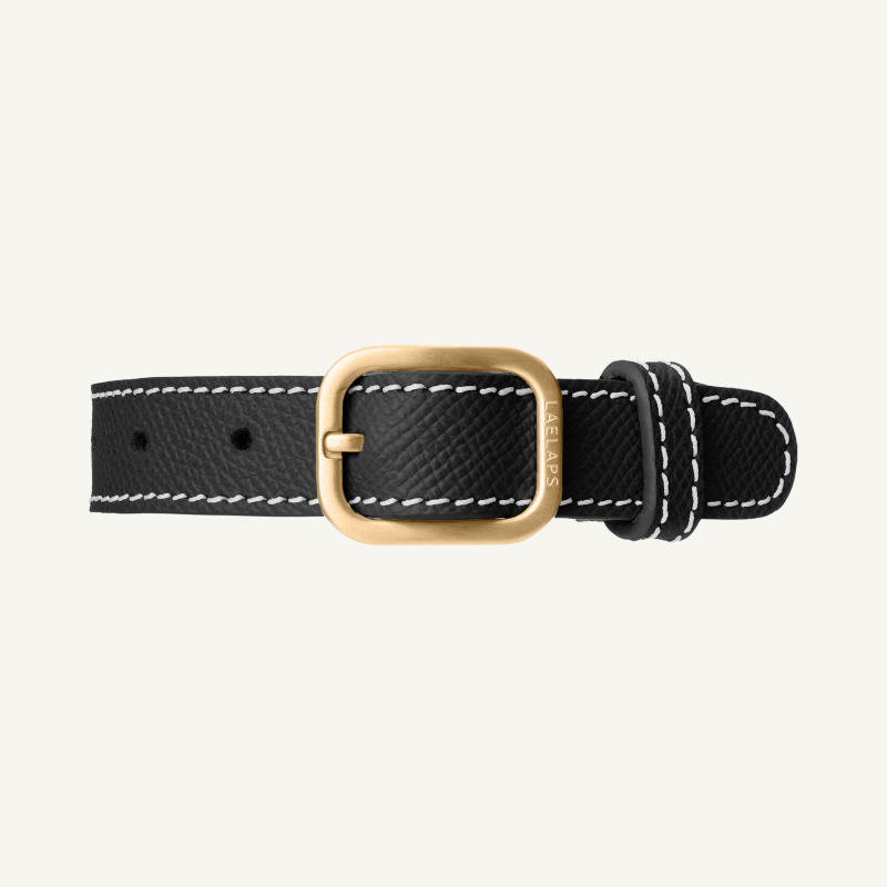 Black Leather Collar