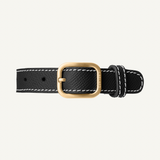 Black Leather Collar