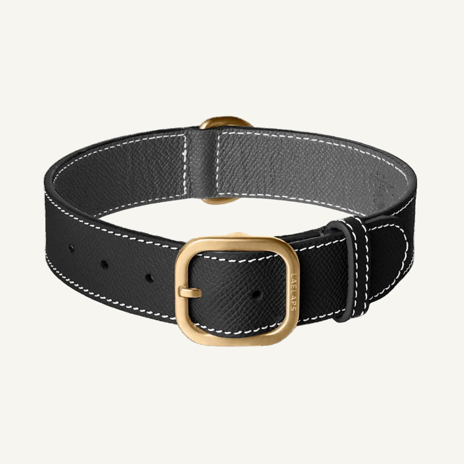 Black Leather Collar