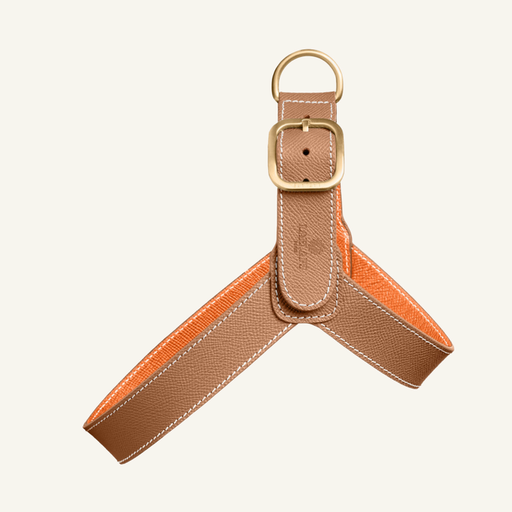 Leather Harness Beige