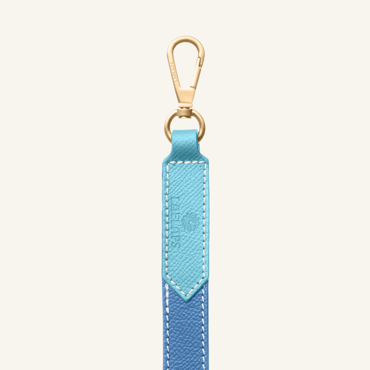 Leather Leash Blue