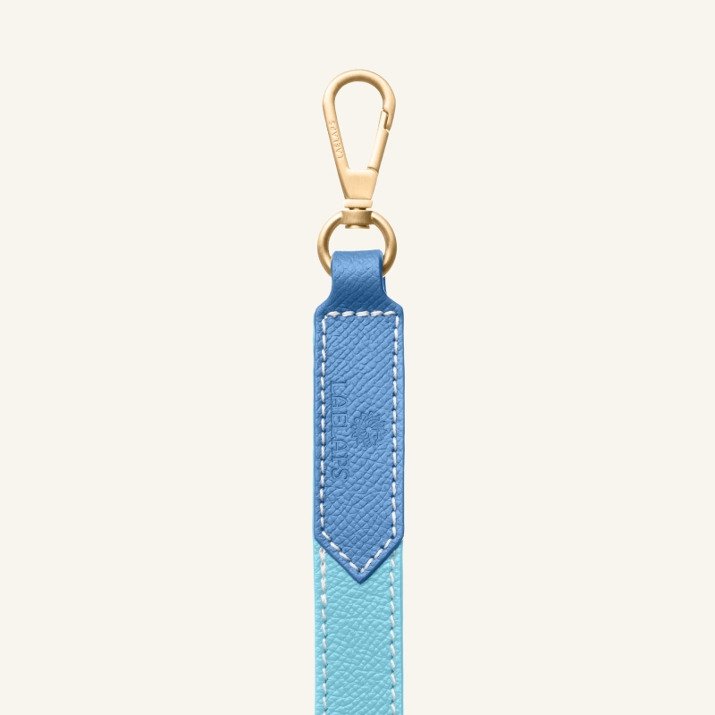 Leather Leash Light Blue