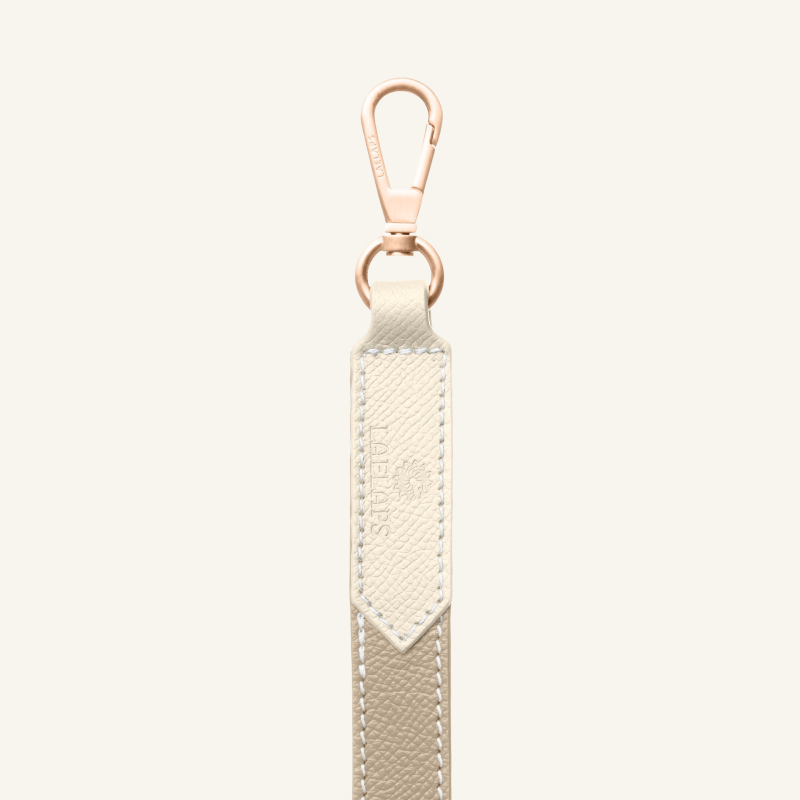 Leather Leash Light Grey