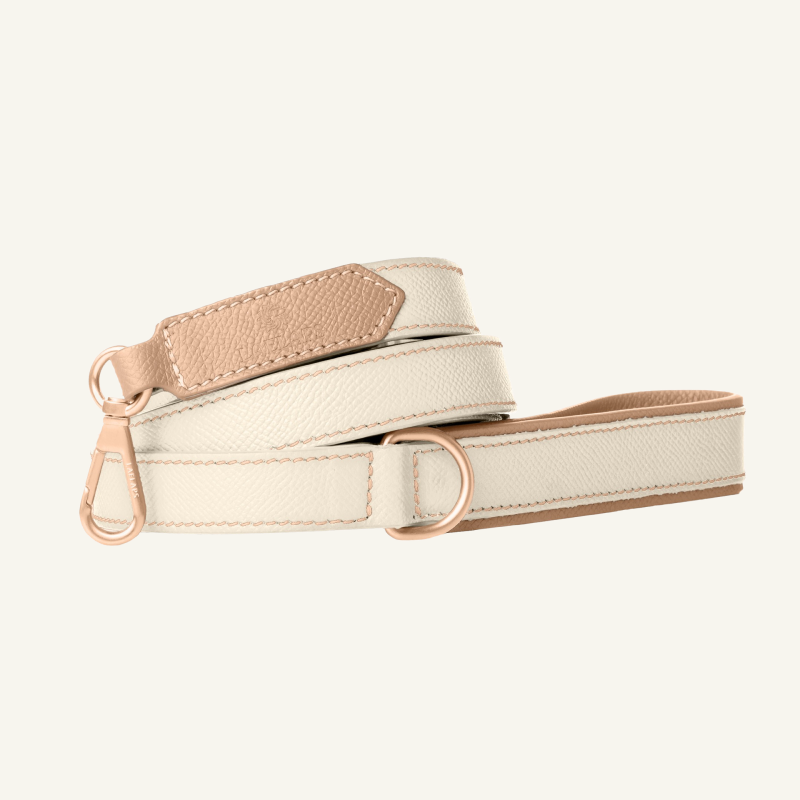 Off White Leather Lead