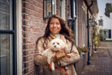 Cute dog and owner with a full set of Laelaps Accessories 