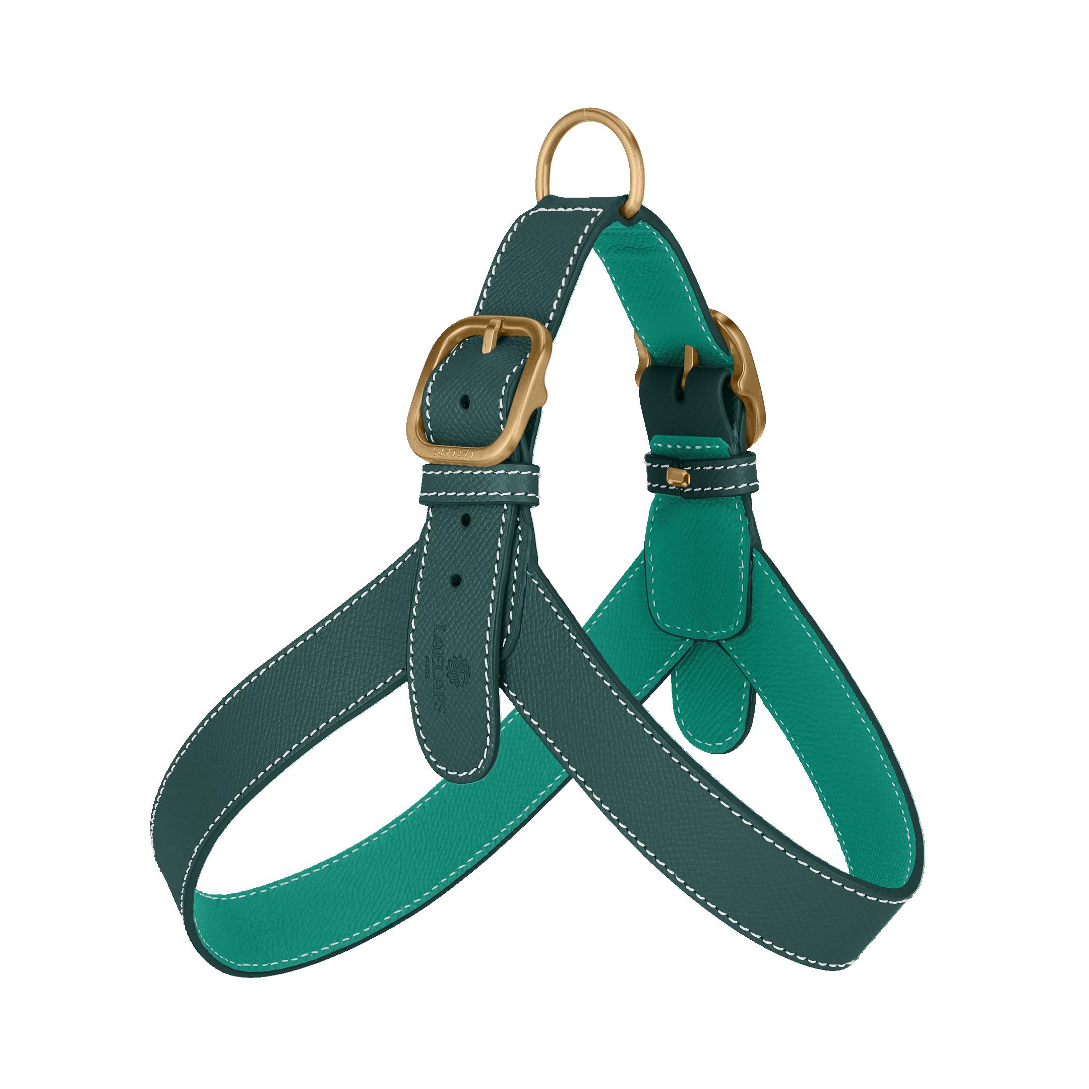 Green Leather Harness