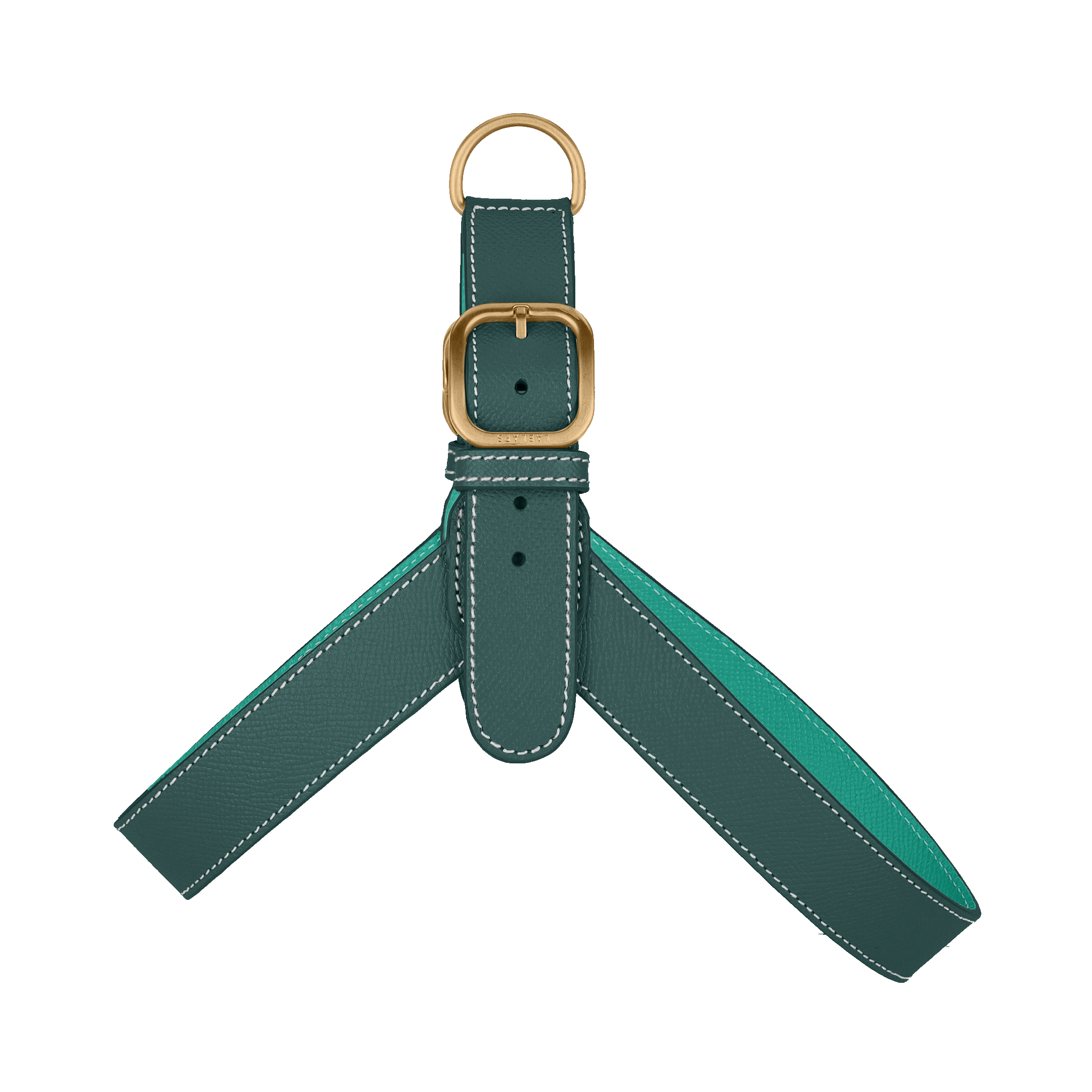 Green Leather Harness