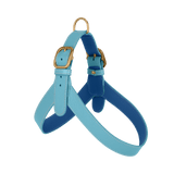 Light Blue Leather Harness