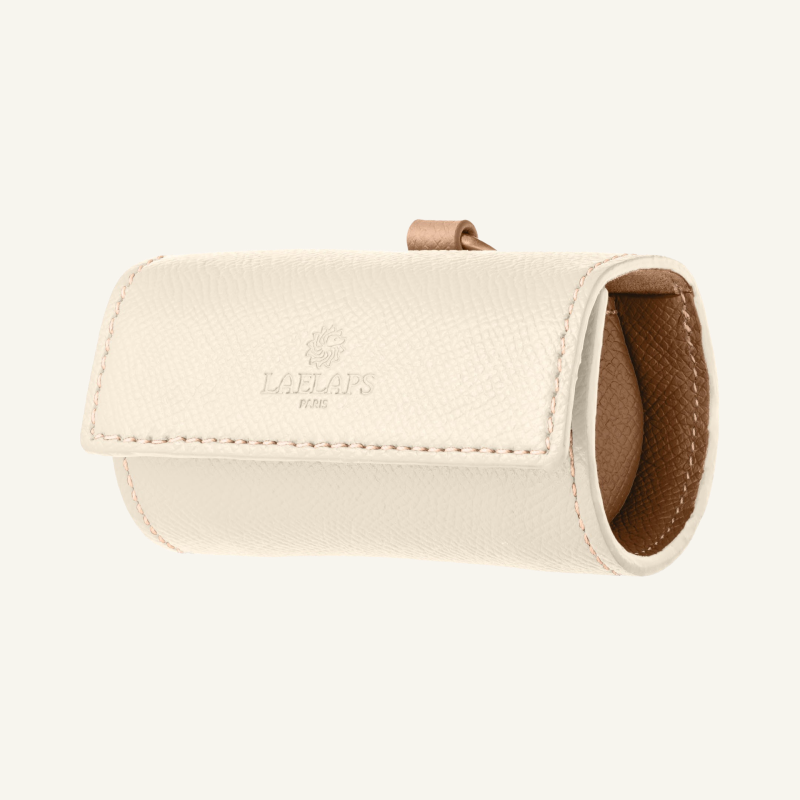 Off White Waste Bag Holder