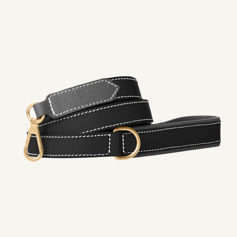 Leather Leash Black